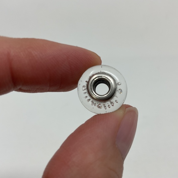 Pandora White Effervescence Retired Murano Glass Clear Bracelet Charm - Picture 7 of 9